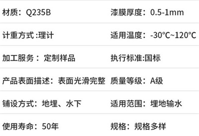 阿拉善热浸塑钢管厂家产品性能特点